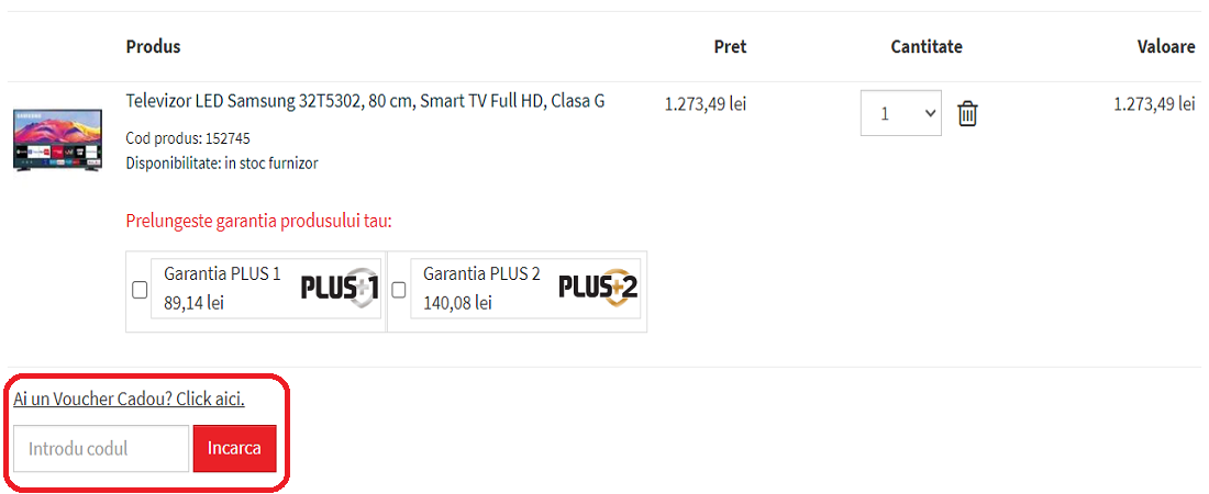 chenar cod de reducere